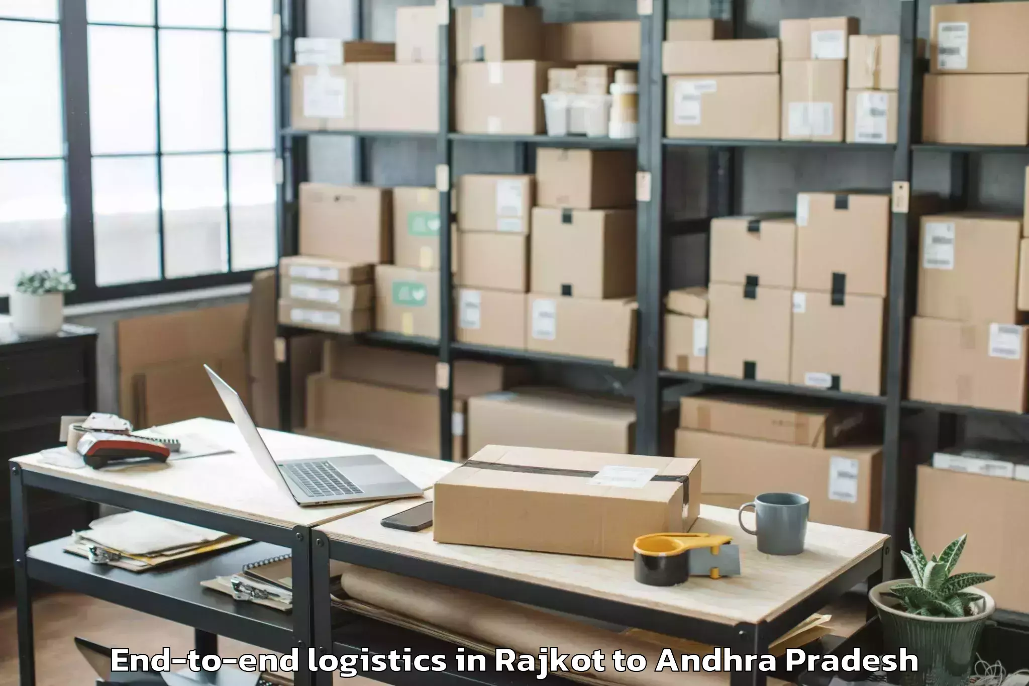 Top Rajkot to G Konduru End To End Logistics Available